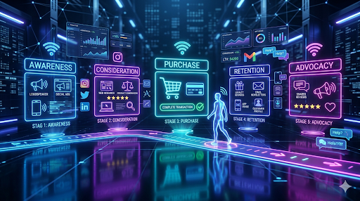 رحلة العميل الرقمية