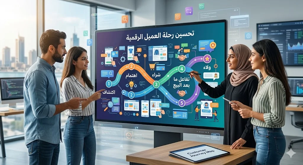 رحلة العميل الرقمية