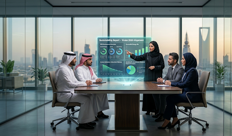 نموذج تقرير الاستدامة