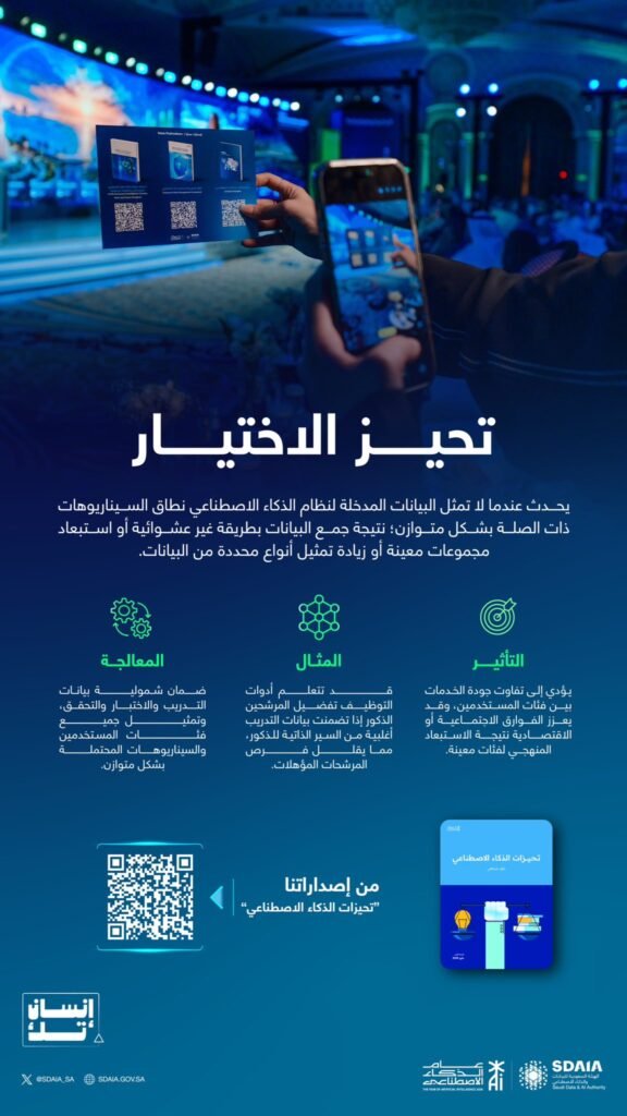 سدايا تصدر دليل تحيّزات الذكاء الاصطناعي لرصد أكثر من 100 نوع من التحيّز